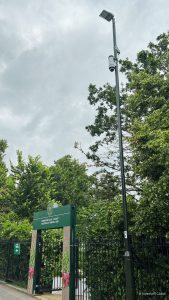 The Videosoft Global RDS-900 Real-Time Surveillance Pole Camera in situ at Wimbledon Championships 2024 