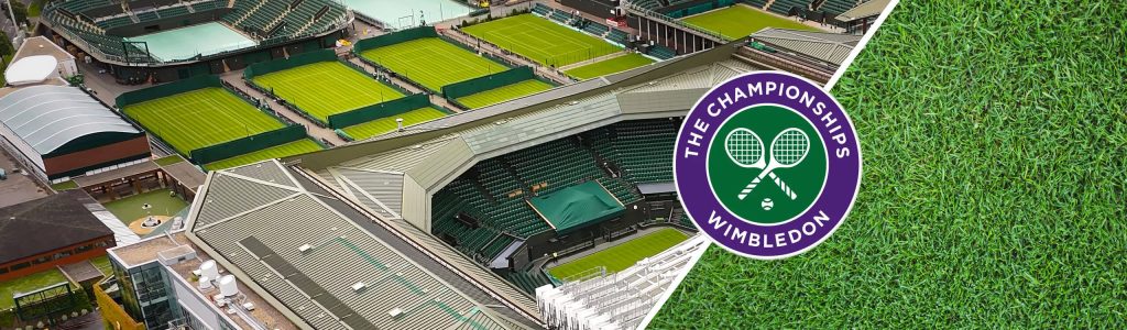 Aerial event surveillance at the All England Lawn Tennis & Croquet Club, Wimbledon, UK.