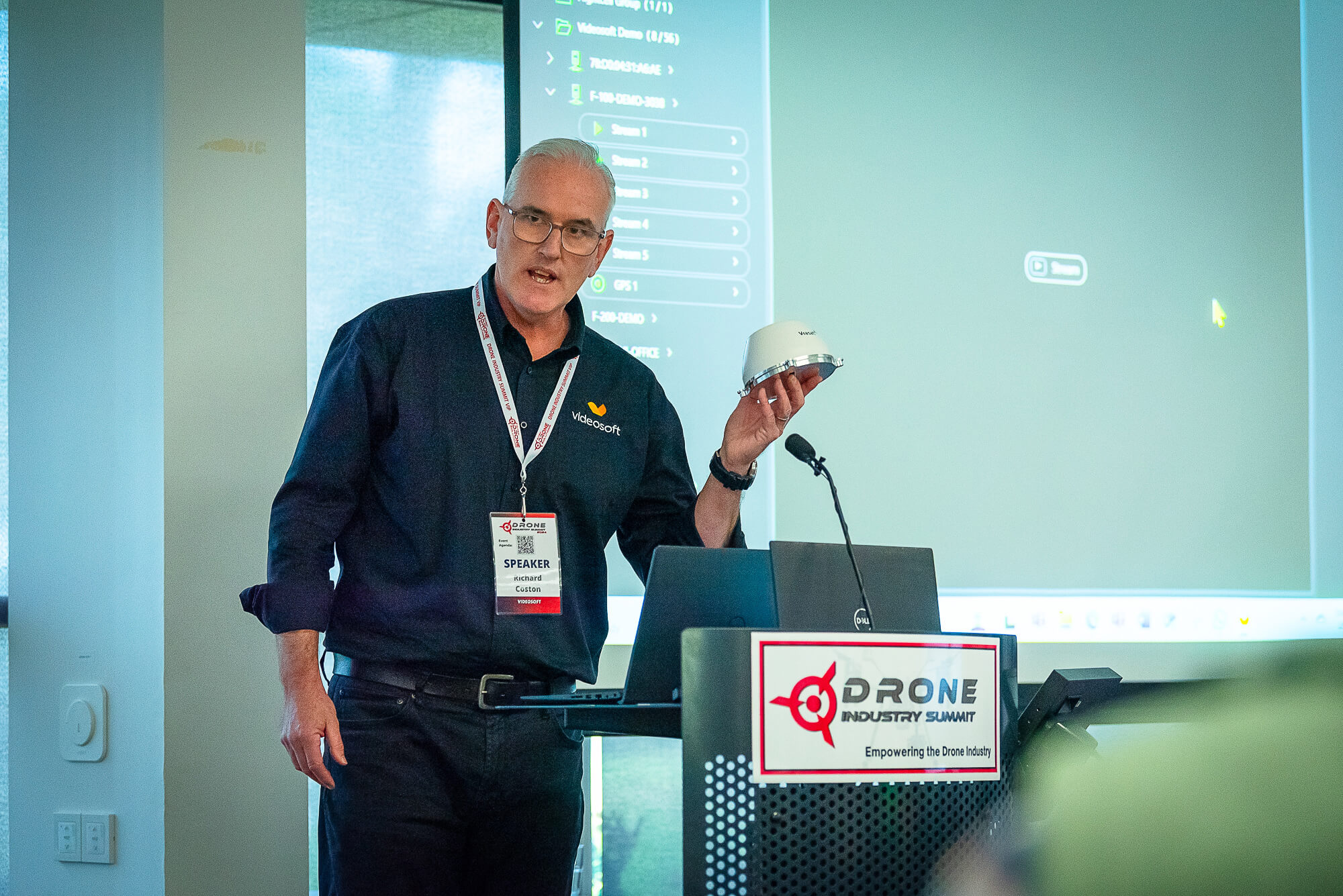 Richard Coston shares his expertise at the Drone Industry Summit in Perth, WA.